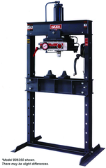 Air Operated Double Pump Hydraulic Press - 6-475 - 75 Ton Capacity - Sun Tool & Supply