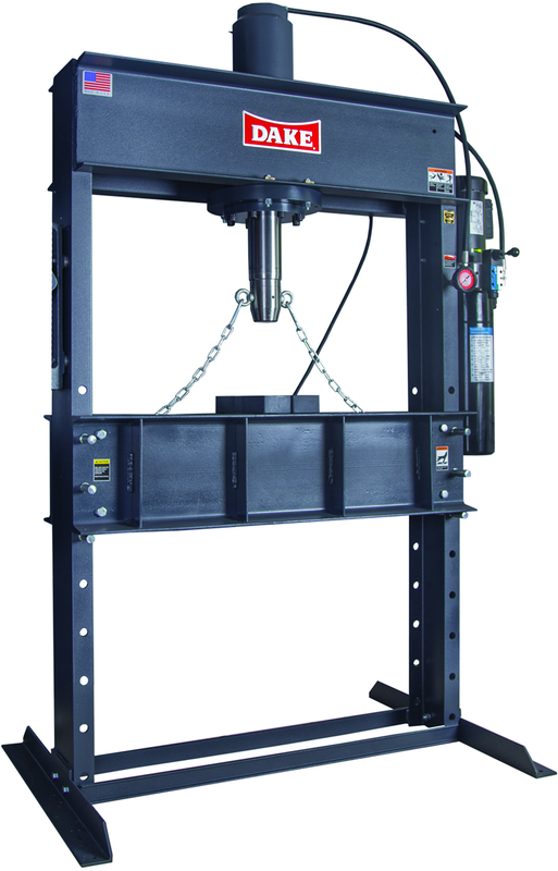 Electrically Operated H-Frame Dura Press - Force 50DA - 50 Ton Capacity - Sun Tool & Supply