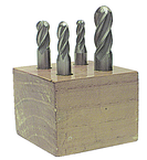 4 Pc. HSS Ball Nose Single-End End Mill Set - Sun Tool & Supply