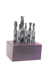 6 Pc. HSS Double-End End Mill Set - Sun Tool & Supply