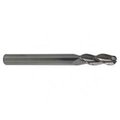 5mm TuffCut AL 3 Fl Ctr Cut Ball Al End Mill Necked - Sun Tool & Supply