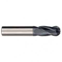 1/8" Dia. - 2-1/4" OAL - AlTiN CBD - Ball End SE EM - 4 FL - Sun Tool & Supply