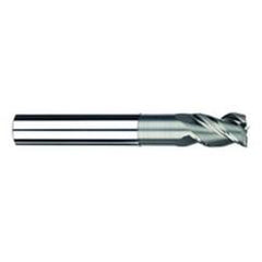 1/2" Dia. - 5/8" LOC - 6" OAL - 3 FL Carbide S/E HP End Mill-Uncoated - Sun Tool & Supply