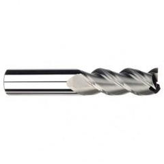 1/2" Dia. - 5/8" LOC - 3" OAL - 3 FL Carbide S/E HP End Mill-Uncoated - Sun Tool & Supply