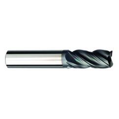 3/16 Dia. x 2-1/2 Overall Length 4-Flute Square End Solid Carbide SE End Mill-Round Shank-Center Cut-AlCrN-X - Sun Tool & Supply