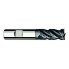 3/8" Dia. - 7/8 LOC - 2-1/2" OAL - 4 FL Carbide S/E HP End Mill-AlTiNx - Sun Tool & Supply