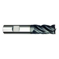 1/2" Dia. - 1-1/4" LOC - 3" OAL - 4 FL Carbide S/E HP End Mill-AlTiNx - Sun Tool & Supply