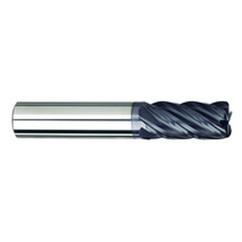 1/2" Dia. - 1-1/4" LOC - 3" OAL - .030 Radius 5 FL Carbide S/E HP End Mill-AlTiNX - Sun Tool & Supply