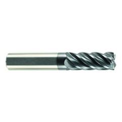 1/4" Dia. - 3/8" LOC - 2" OAL - 5 FL Carbide S/E HP End Mill-AlCrN-X - Sun Tool & Supply