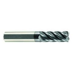 1/4" Dia. - 3/8" LOC - 2" OAL - 5 FL Carbide S/E HP End Mill-AlCrN-X - Sun Tool & Supply