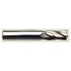 10mm Dia. x 70mm Overall Length 4-Flute Square End Solid Carbide SE End Mill-Round Shank-Center Cut-Uncoated - Sun Tool & Supply