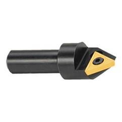 60° Point - 1-1/4" Min - 3/4" SH - Indexable Countersink & Chamfering Tool - Sun Tool & Supply