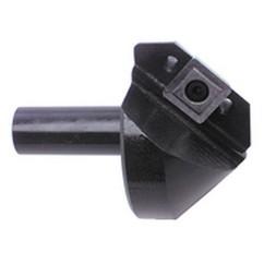 82° Point - 1-1/4" Min - 3/4" SH - Indexable Countersink & Chamfering Tool - Sun Tool & Supply