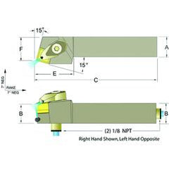 ADSRNL12-4B 3/4 x 3/4" LH Toolholder - Sun Tool & Supply