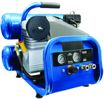 4 Gallon Twin Stack Portable Air Compressor; 2HP 115V 1PH Motor; 4.6CFM@90 PSI; 77lbs - Sun Tool & Supply