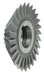 4 x 3/4 x 1-1/4 - HSS - 60 Degree - Double Angle Milling Cutter - 20T - TiCN Coated - Sun Tool & Supply