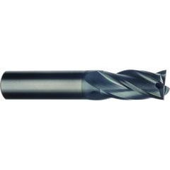 20mm Dia. x 104mm Overall Length 4-Flute Square End Solid Carbide SE End Mill-Round Shank-Center Cut-AlTiN - Sun Tool & Supply