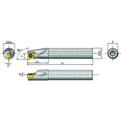 E16-SDXXL2-D20 Indexable Coolant Thru Boring Bar - Sun Tool & Supply