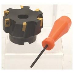 2" Dia. 90 Degree Face Mill - Uses APKT 1604 Inserts - Sun Tool & Supply