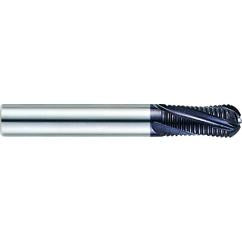 1/4 X 1/4 X 3/4 X 2-1/2 3Fl Reg Fine Ball Rougher X-Power Carbide End Mill - Sun Tool & Supply