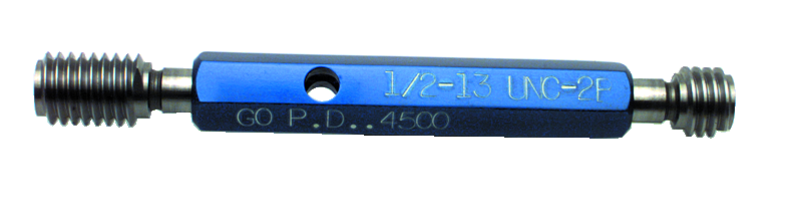 9/16-12 NC - Class 2B - Double End Thread Plug Gage with Handle - Sun Tool & Supply