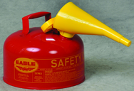 2 GAL TYPE I SAFETY CAN W/FUNNEL - Sun Tool & Supply