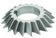 4 x 1 x 1-1/4 - HSS - 60 Degree - Left Hand Single Angle Milling Cutter - 20T - TiAlN Coated - Sun Tool & Supply