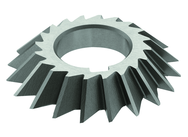 4 x 3/4 x 1-1/4 - HSS - 45 Degree - Right Hand Single Angle Milling Cutter - 20T - TiN Coated - Sun Tool & Supply