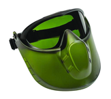 Capstone Shield - Shade 3 IR Lens - Green Frame - Goggle - Sun Tool & Supply