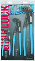 Channellock Griplock Plier Set -- #GLS3; 3 Pieces; Includes: 6"; 10" & 12" - Sun Tool & Supply