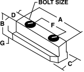 1/2-13 (B210) Jaw Nut - #JN-82-A - For B210 Chucks - Sun Tool & Supply