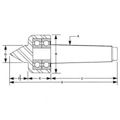 5MT Triple Bearing Standard - Live Center - Sun Tool & Supply