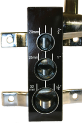 Pipe/Tube Notcher - 1-1/4" Pipe; 1-5/8" Tube Capacity - Sun Tool & Supply