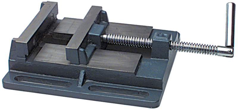 Drill Press Vise with Slotted Base - 6" Jaw Width - Sun Tool & Supply