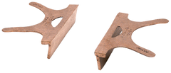 404-4.5, Copper Jaw Caps, 4-1/2" Jaw Width - Sun Tool & Supply