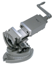 3-Axis Precision Tilting Vise 6" Jaw Width, 1-3/4" Depth - Sun Tool & Supply