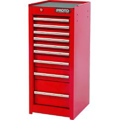 Proto® 440SS Side Cabinet - 9 Drawer, Black - Sun Tool & Supply