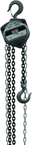 S90-100-10, 1-Ton Hand Chain Hoist with 10' Lift - Sun Tool & Supply