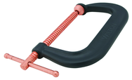 412-P, 400-P Series C-Clamp, 2" - 12-1/4" Jaw Opening, 6-5/16" Throat Depth - Sun Tool & Supply