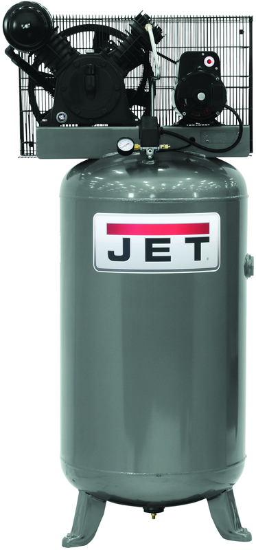 JCP-801 - 80 Gal.- Two Stage - Vertical Air Compressor - HP, 230V, 1PH - Sun Tool & Supply