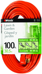 Woods Extension Cord - 100' Medium Duty 1-Outlet (Outdoor Style) - Sun Tool & Supply