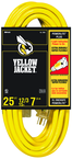 Yellow Jacket Extension Cord - 25' Extra Heavy Duty 1-Outlet (Powerlite) - Sun Tool & Supply