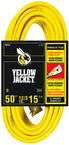 Yellow Jacket Extension Cord - 50' Extra Heavy Duty 1-Outlet (Powerlite) - Sun Tool & Supply