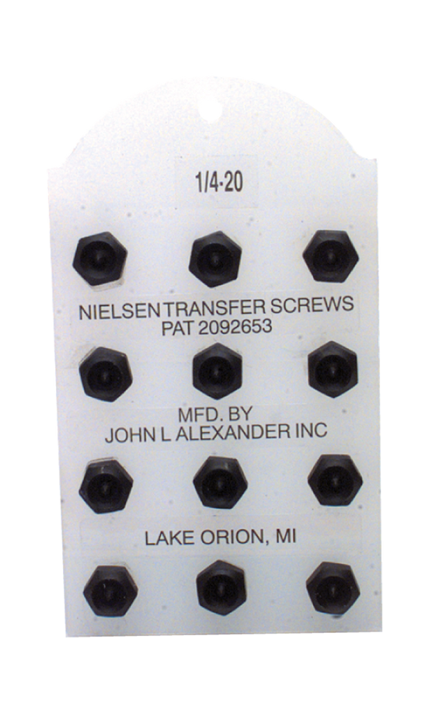 Nielsen Transfer Screw -- 3/4-16 (Set of 12) - Sun Tool & Supply