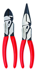 2 Piece PivotForce Compound Action Plier Set - Sun Tool & Supply