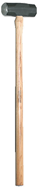 Sledge Hammer -- 8 lb; Hickory Handle; 2-1/4'' Head Diameter - Sun Tool & Supply