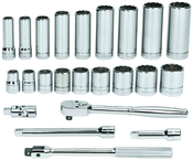 23 Piece - 3/8" Drive - 12 Point - Combination Kit - Sun Tool & Supply