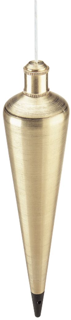 #800-12 - 12 oz - Brass Plumb Bob - Sun Tool & Supply