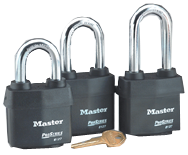 Hi-Vis Aluminum Padlock - 2-5/8'' Body Width; Keyed: Alike; - Sun Tool & Supply