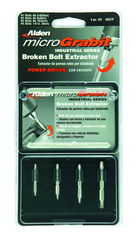 #4507P; Removes #4 to #16 Screws; 4 Piece Micro Grabit - Screw Extractor - Sun Tool & Supply